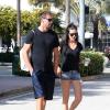 Adriana Lima et son époux Marko Jaric dans les rues de Miami le 5 janvier 2012