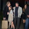 Sylvester Stallone, sa femme et leurs filles Sophia, Sistine et Scarlet sortent du restaurant Boa Steakhouse à West Hollywood. Le 5 janvier 2013.