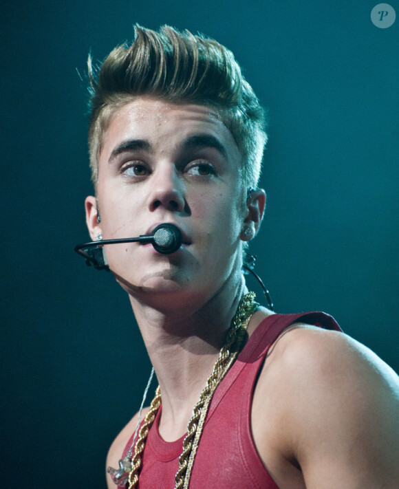 Le jeune Justin Bieber à la soirée Q102's Jingle Ball 2012, à Philadelphie, le 5 décembre 2012.