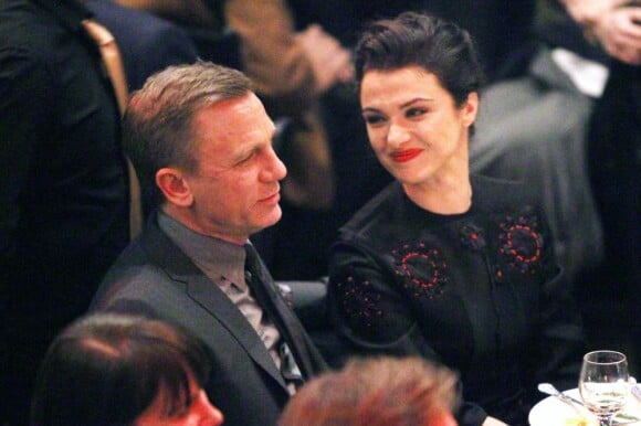 Daniel Craig et sa femme Rachel Weisz étaient présents à la soirée des New York Film Critics Circle Awards, le 7 janvier 2013.