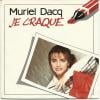 Muriel Dacq sur la pochette de son single Je craque.