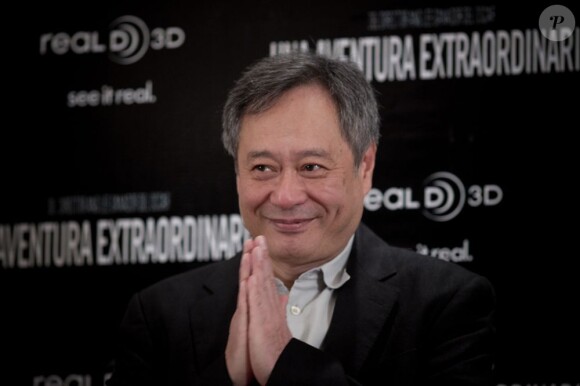 Ang Lee lors de la conférence de presse pour son film L'Odyssée de Pi, à Mexico, le 13 décembre 2012. Il pourrait sauver Cleopatra du naufrage, comme il l'a fait pour Life of Pi. (Photo du 13 décembre 2012)