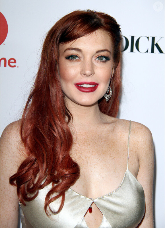 L'actrice Lindsay Lohan à l'avant-première du film Liz & Dick à Beverly Hills, le 20 novembre 2012.