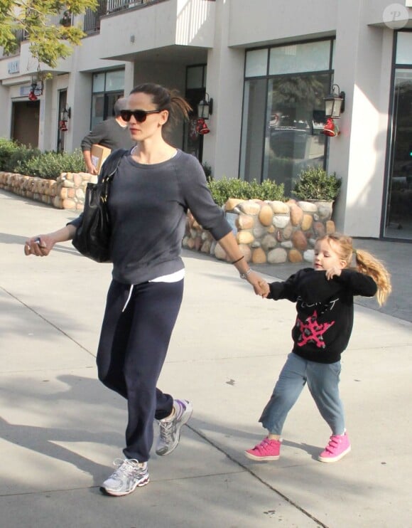 Jennifer Garner et l'adorable Seraphina à Pacific Palisades le 9 janvier 2013