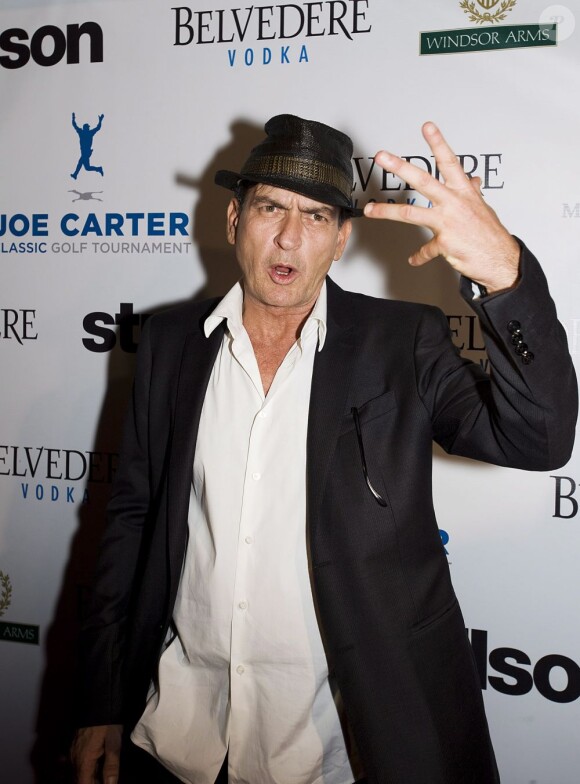 Charlie Sheen à Toronto, le 15 août 2012.