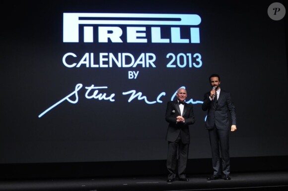 Soirée de lancement pour le calendrier Pirelli le 26 novembre 2012 au Brésil