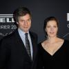 L'ambassadeur d'Italie en France avec son épouse à la soirée Pirelli organisée à Paris le 10 janvier 2013