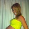 Jenny Frost très enceinte de ses jumelles, le 9 janvier 2013.