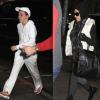 Madonna et ses enfants Rocco Ritchie et Mercy James à New York le 12 janvier 2013. Mercy porte une jolie robe noire.