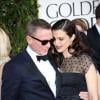 Daniel Craig et sa femme Rachel Weisz lors des Golden Globes le 13 janiver 2013