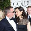 Le couple formé par Daniel Craig et sa femme Rachel Weisz lors des Golden Globes le 13 janiver 2013