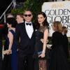 Daniel Craig et sa femme Rachel Weisz lors des Golden Globes le 13 janiver 2013
