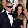 Daniel Craig et sa femme Rachel Weisz lors des Golden Globes le 13 janiver 2013