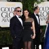 Daniel Craig et sa femme Rachel Weisz lors des Golden Globes le 13 janiver 2013