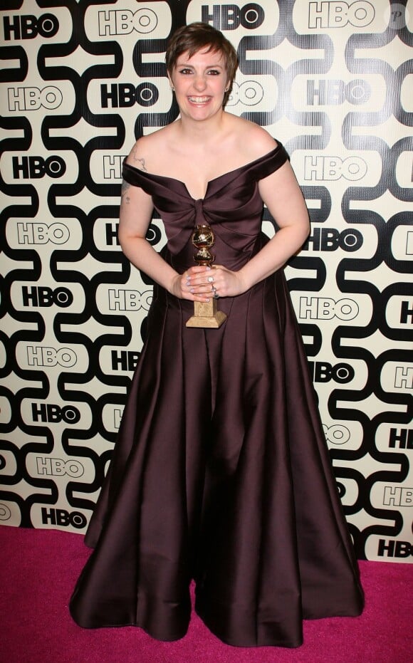Lena Dunham à la soirée HBO Golden Globe Awards After Party au Beverly Hilton Hôtel de Los Angeles, le 13 janvier 2013.