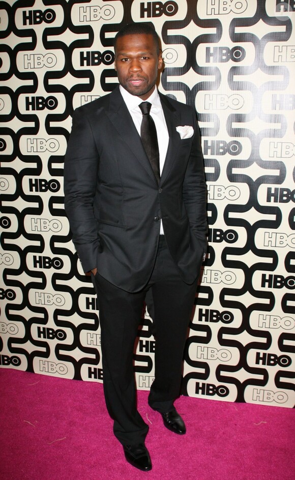 Curtis '50 Cent' Jackson à la soirée HBO Golden Globe Awards After Party au Beverly Hilton Hôtel de Los Angeles, le 13 janvier 2013.