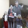Exclu : Tori Spelling et son mari Dean McDermott emmènent leurs enfants Stella et Liam chez le dentiste à Los Angeles, le 14 janvier 2013.