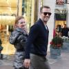 James Van der Beek et sa femme Kimberly Brook font du shopping avant d'aller diner au restaurant à Los Angeles, le 14 janvier 2013.