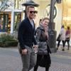 James Van der Beek et sa femme Kimberly Brook à Los Angeles, le 14 janvier 2013.