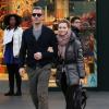 James Van Der Beek en session shopping avec sa femme Kimberly Brook à Los Angeles, le 14 janvier 2013.
