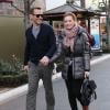 James Van Der Beek en session shopping avec sa femme Kimberly Brook à Los Angeles, le 14 janvier 2013.