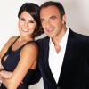 Nikos Aliagas et Karine Ferri - Photo promo pour la saison 2 de The Voice, le 2 février prochain sur TF1