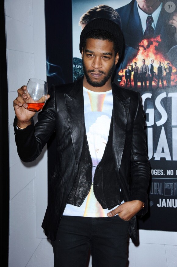 Kid Cudi lors de l'avant-première du film Gangster Squad au Grauman's Chinese Theatre. Los Angeles, le 7 janvier 2013.