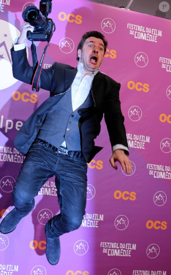 Michaël Youn lors de l'avant-première du film Vive la France, en ouverture du Festival de l'Alpe d'Huez le 16 janvier 2013