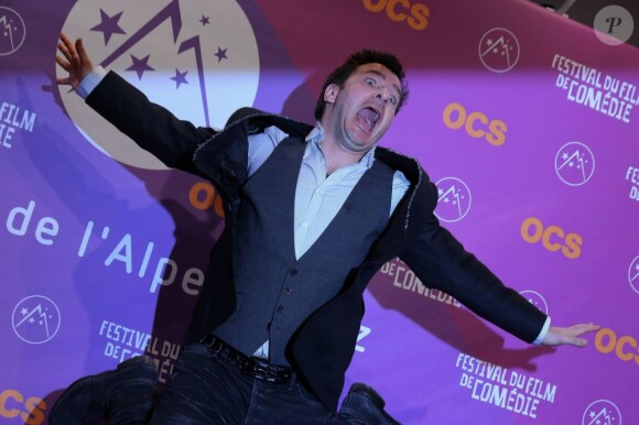 Michaël Youn lors de l'avant-première du film Vive la France, en ouverture du Festival de l'Alpe d'Huez le 16 janvier 2013