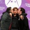 José Garcia, Isabelle Funaro et Michaël Youn, tellement complices, lors de l'avant-première du film Vive la France, en ouverture du Festival de l'Alpe d'Huez le 16 janvier 2013