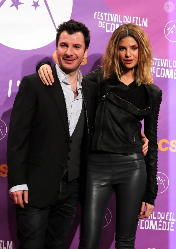 Isabelle Funaro et Michaël Youn lors de l'avant-première du film Vive la France, en ouverture du Festival de l'Alpe d'Huez le 16 janvier 2013