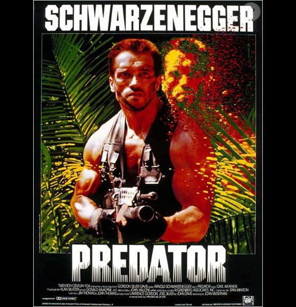 Affiche officielle du film Predator, de John McTiernan.