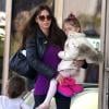Oksana Grigorieva est allée chercher sa fille Lucia - dont le père est Mel Gibson - à son cours de danse classique le 19 janvier 2013 à Sherman Oaks en Californie