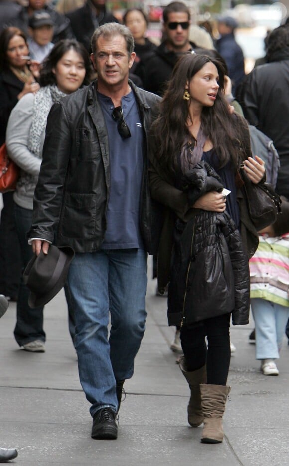 Mel Gibson et Oksana le 14 octobre 2009