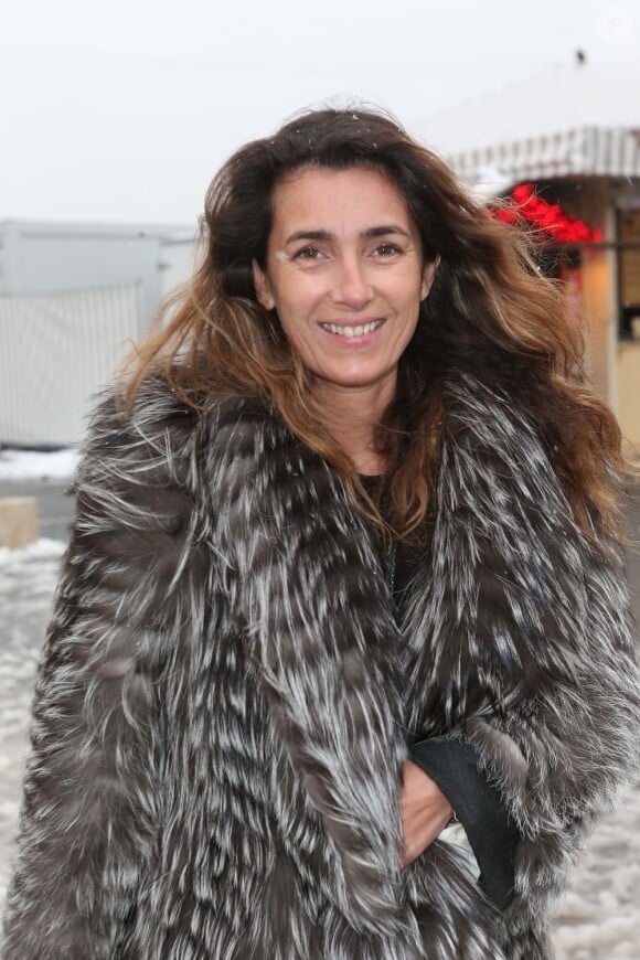 Mademoiselle Agnès arrive au défilé Dior le 21 janvier 2013