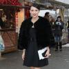 Zhang Ziyi arrive au défilé Haute Couture de la maison Dior le 21 janvier 2013