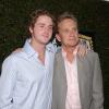 Michael Douglas et son fils Cameron Douglas le 14 juillet 2005