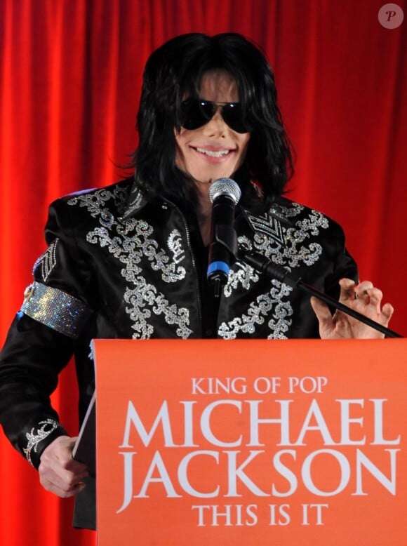 Michael Jackson le 5 mars 2009 à l'O2 Arena de Londres