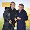 Nikos Aliagas, Richard Anconina lors de l'avant-première du film Turf à Paris le 21 janvier 2013