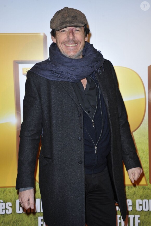 Jean-Luc Reichmann lors de l'avant-première du film Turf à Paris le 21 janvier 2013