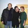 Xavier Beauvois, Fabien Onteniente et Vahina Giocante lors de l'avant-première du film Turf à Paris le 21 janvier 2013