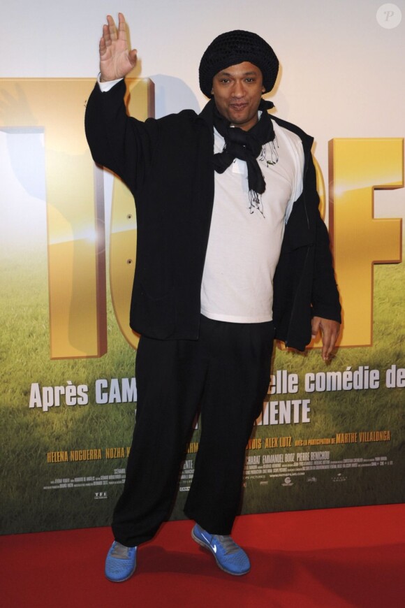 Bruno Beausir aka Doc Gynéco lors de l'avant-première du film Turf à Paris le 21 janvier 2013