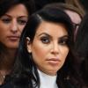 Kim Kardashian assiste au défilé Stéphane Rolland haute couture printemps-été 2013 au Palais de Tokyo. Paris, le 22 janvier 2013.