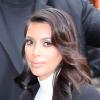 Kim Kardashian de retour à l'hôtel Costes après le défilé haute couture de Stéphane Rolland. Paris, le 22 janvier 2013.