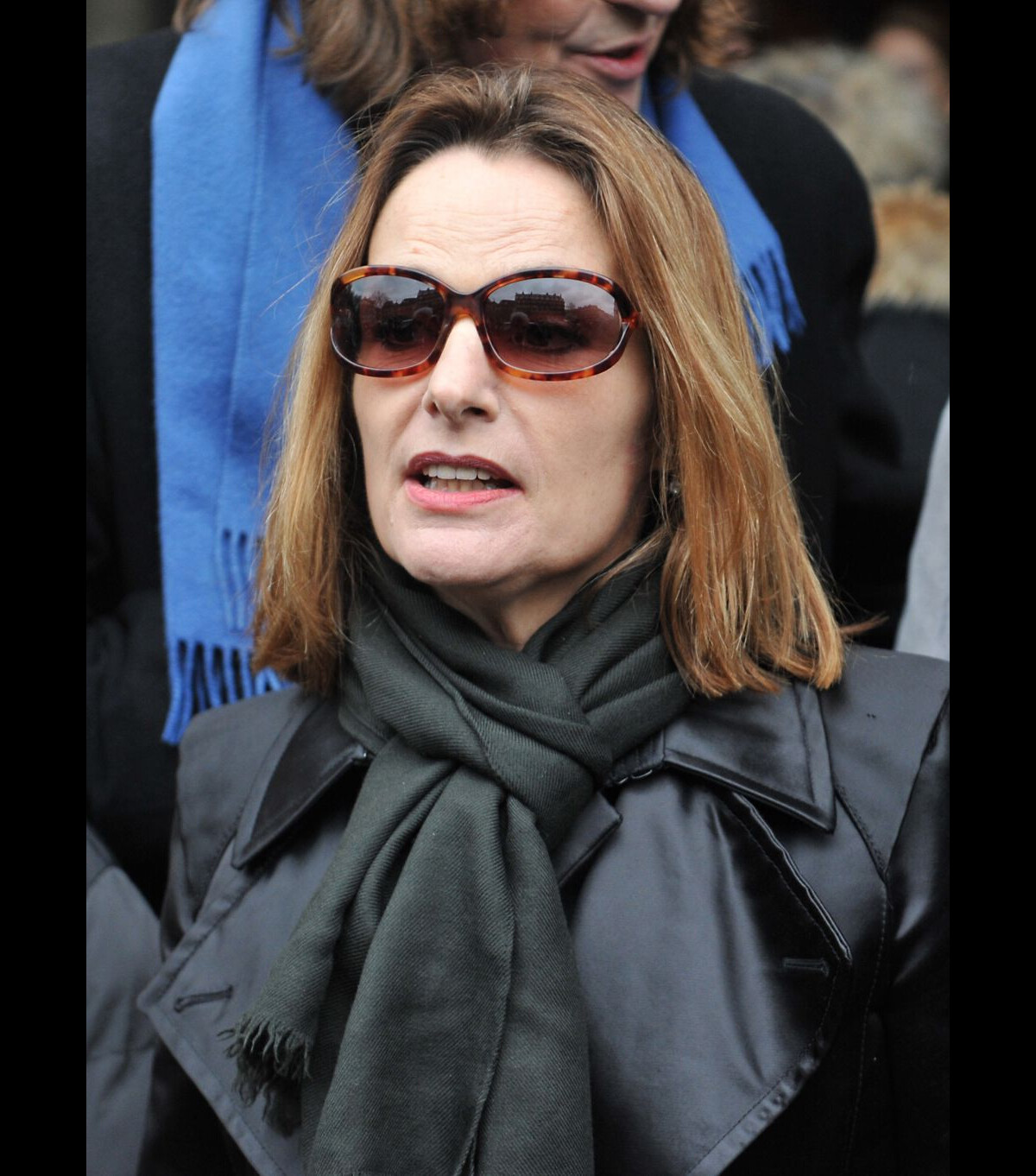 Photo : Olivia Putman lors des obsèques de sa mère Andrée Putman en l ...