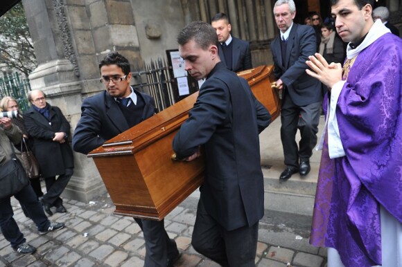 Les obsèques d'Andrée Putman en l'Eglise Saint-Germain-des-Prés, le 23 janvier 2013.