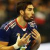 Nikola Karabatic lors du premier match du championnat du monde de handball face à la Tunisie au Palais des Sports de Granollers le 12 janvier 2013