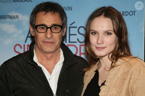 Gérard Lanvin et Ana Girardot lors de l'avant-première du film Amitiés sincères au cinéma UGC Les Halles à Paris le 24 janvier 2013.