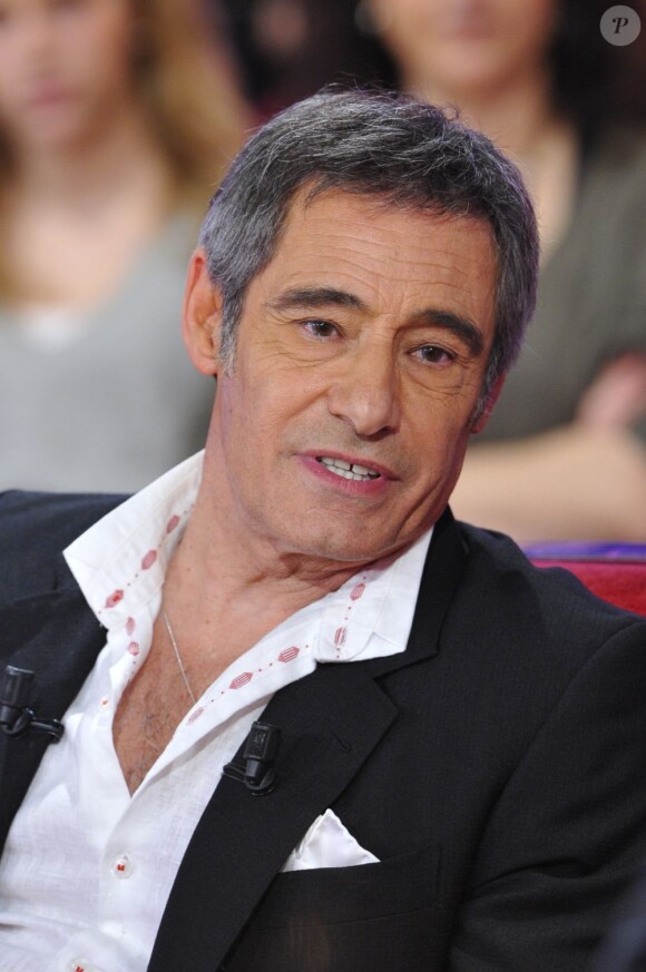 Gérard Lanvin lors de l'émission Vivement Dimanche, le 23 janvier 2013.