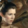 Image du film Star Wars - épisode VI, Le Retour du Jedi avec Carrie Fisher et le gros Jabba